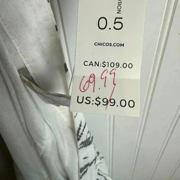 NWT Chico's Gathered-Texture Chevron Print Maxi Skirt Lined P32 - Picture 8 of 9